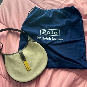 Ralph Lauren Polo ID Small Leather Shoulder Bag